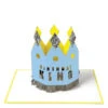 Meri Meri Crowned Birthday King Card