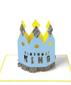 Meri Meri Crowned Birthday King Card