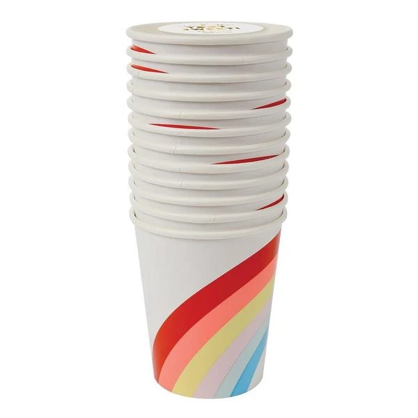 Meri Meri Rainbow Party Cups 3 Meri Meri Rainbow Party Cups