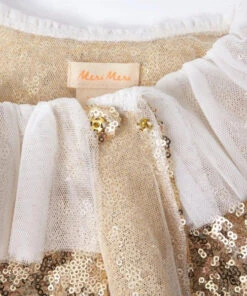 Meri Meri Gold Sparkle Cape Costume