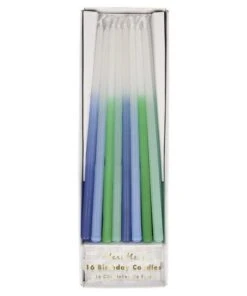 Meri Meri Blue Dipped Tapered Candles