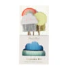 Meri Meri Happy Weather Cupcake Kit Set Of 24 Toppers