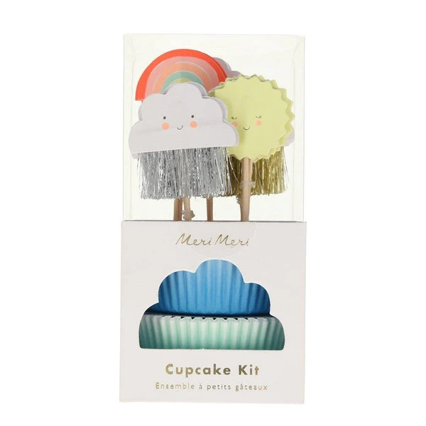 Meri Meri Happy Weather Cupcake Kit Set Of 24 Toppers 3 Meri Meri Happy Weather Cupcake Kit Set Of 24 Toppers