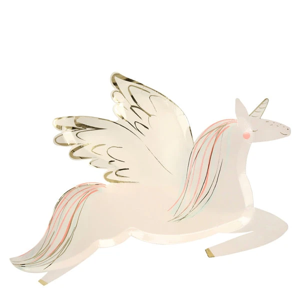 Meri Meri Winged Unicorn Plates 3 Meri Meri Winged Unicorn Plates
