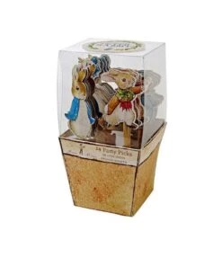 Meri Meri Peter Rabbit Party Pick Set Of 24 Cupcake Toppers