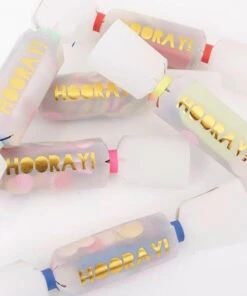 Meri Meri Hooray Confetti Small Crackers Set Of 6