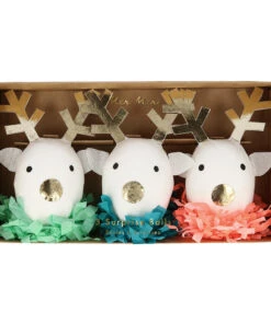 Meri Meri Pack of 3 Festive Reindeer Surprise Balls