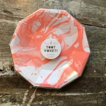 Meri Meri Pack of 8 Small Ombre Paper Plate 3 Meri Meri Pack of 8 Small Ombre Paper Plate