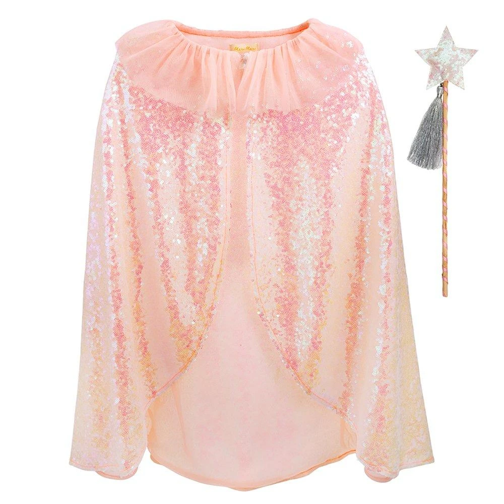 Meri Meri Iridescent Sequin Cape Costume Dress 3 Meri Meri Iridescent Sequin Cape Costume Dress