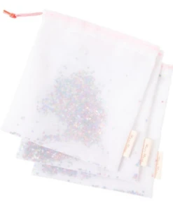 Meri Meri Set of 3 Glitter Star Shake Gift Bags
