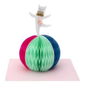 Meri Meri Circus Cat Stand Up Card 3 Meri Meri Circus Cat Stand Up Card