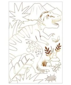 Meri Meri Set of 2 Coloring Dinosaur Kingdom Posters 9 Meri Meri Set of 2 Coloring Dinosaur Kingdom Posters
