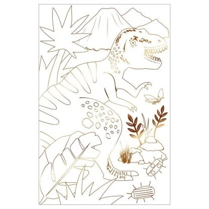 Meri Meri Set of 2 Coloring Dinosaur Kingdom Posters 5 Meri Meri Set of 2 Coloring Dinosaur Kingdom Posters