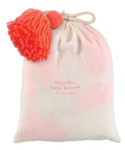 Meri Meri Pink Coral Tassels Garland
