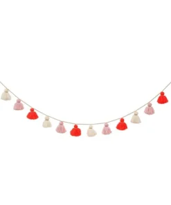 Meri Meri Pink Coral Tassels Garland