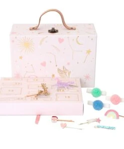 Meri Meri Calendrier de l'avent Bijoux pour cheveux avec jolie mallette