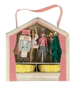 Meri Meri Nutcracker Cupcake Kit