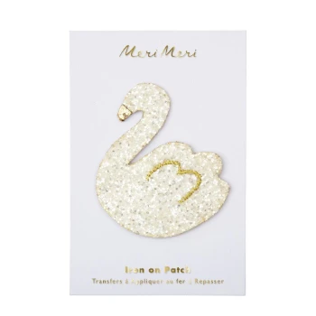 Meri Meri Glitter Swan Patch 3 Meri Meri Glitter Swan Patch