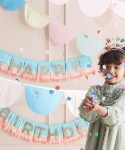Meri Meri Birthday Letter Fringe Bunting