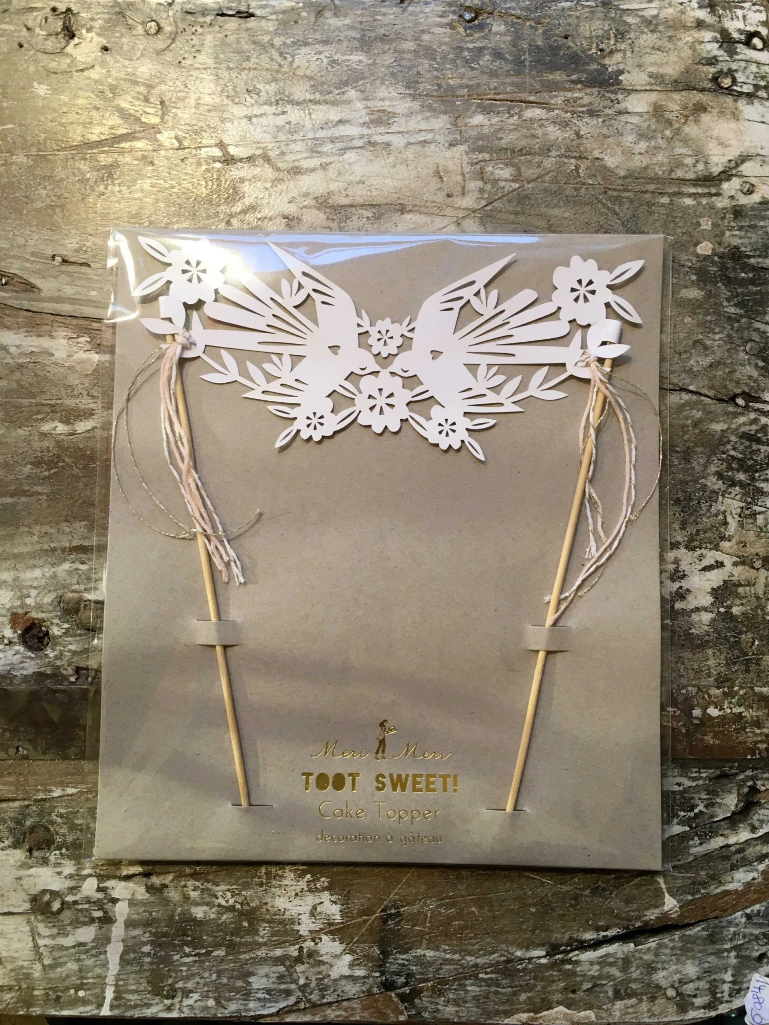 Meri Meri Toot Sweet Cake Topper 3 Meri Meri Toot Sweet Cake Topper