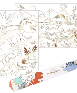 Meri Meri Set of 2 Coloring Dinosaur Kingdom Posters