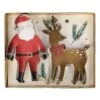 Meri Meri Santa and Reindeer Cookie Cutter 1 Meri Meri Santa and Reindeer Cookie Cutter