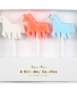 Meri Meri Pack of 6 Unicorn Candles