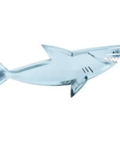 Meri Meri Pack of 4 Blue Die Cut Shark Platters