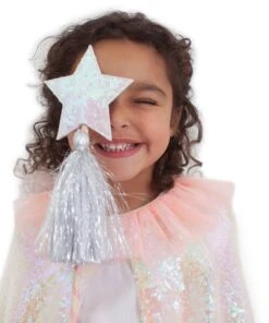 Meri Meri Iridescent Sequin Cape Costume Dress 8 Meri Meri Iridescent Sequin Cape Costume Dress