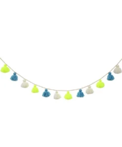 Meri Meri Blue Wool Tassel Garland