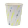 Meri Meri Pack of 8 Holographic Silver Zap Cups 2 Meri Meri Pack of 8 Holographic Silver Zap Cups