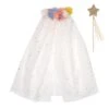 Meri Meri Pom Pom Collar Cape Dress 1 Meri Meri Pom Pom Collar Cape Dress