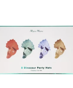 Meri Meri Set of 8 Dinosaur Kingdom Party Hats 12 Meri Meri Set of 8 Dinosaur Kingdom Party Hats