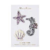 Meri Meri Set of 3 Glittery Sea Creature Patches