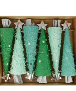 Meri Meri Pack of 6 Christmas Tree Crackers