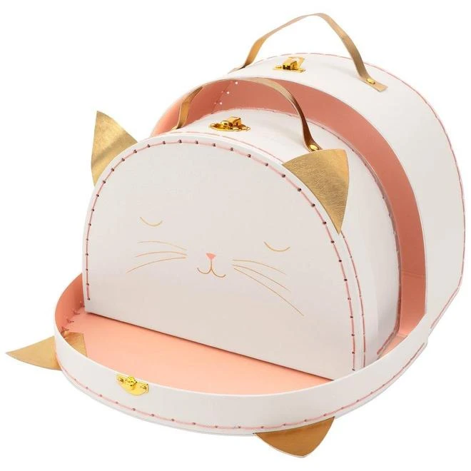 Meri Meri Meri Meri Cat Suitcase Set 3 Meri Meri Meri Meri Cat Suitcase Set