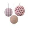 Meri Meri Set of 3 Pink Paper Lantern