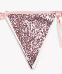 Meri Meri Luxe Pink Glitter Bunting