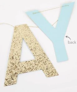 Meri Meri Birthday Letter Fringe Bunting