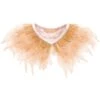 Meri Meri Peach Feather Capelet