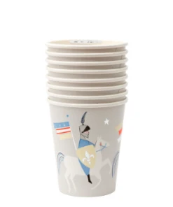 Meri Meri Pack of 8 260ml Dragon Knights Cups