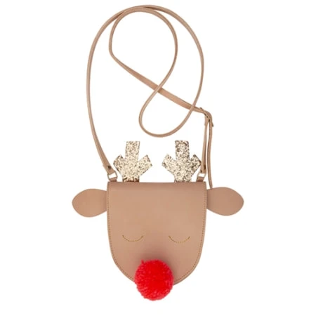 Meri Meri Renne Leather Shoulder Bag with Neon Pink Tassel 3 Meri Meri Renne Leather Shoulder Bag with Neon Pink Tassel